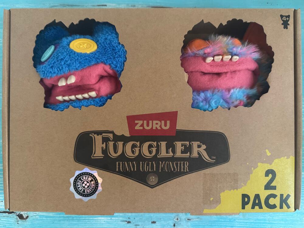 Zuru Fuggler Chaos Crew Edition 2-Pack Funny Ugly Monster Plush